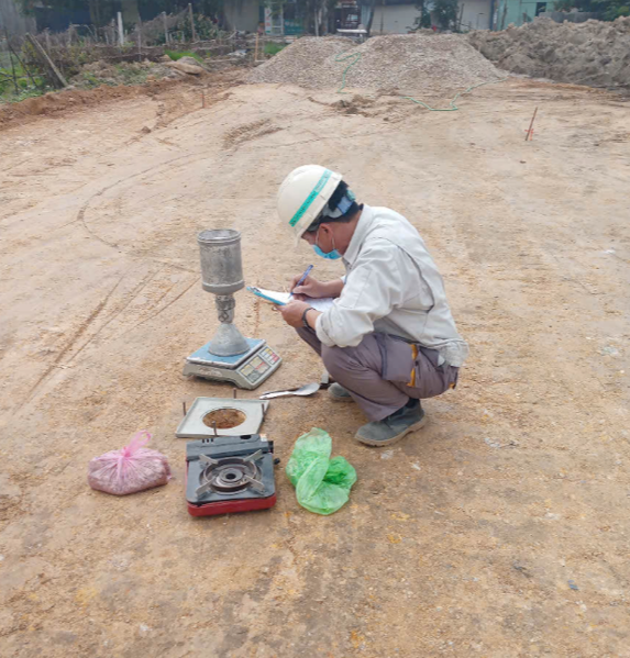 Thử nghiệm hỗn hợp Bê tông và Vữa